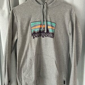 Patagonia Gray Hoodie for Women. Never worn.  Pet free/smoke free home